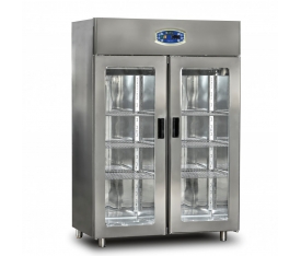 22DBF2C-GN TWO GLASS DOOR VERTICAL REFRIGERATOR