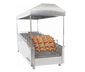 KM012-8 HORIZONTAL TYPE CHICKEN MACHINE WITH COAL
