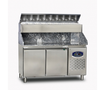 22TBF2S-PY70 HIGH MOUNTED PIZZA PREPARATION CABINET WITH 2 DOORS